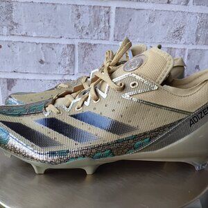 Adidas Adizero Electric Scrooge McDuck Gold Football Cleats Men's Size 11.5 phoj